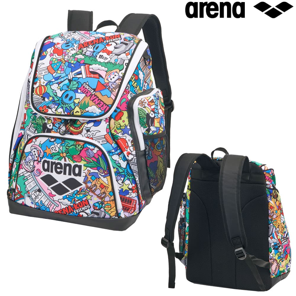 アリーナ ARENA 水泳 バックパック 35L アリーナくん スポーツバッグ リュック 2026年秋冬モデル AS6FBPA1U｜ＳＷＩＭＳＨＯＰヒカリスポーツ