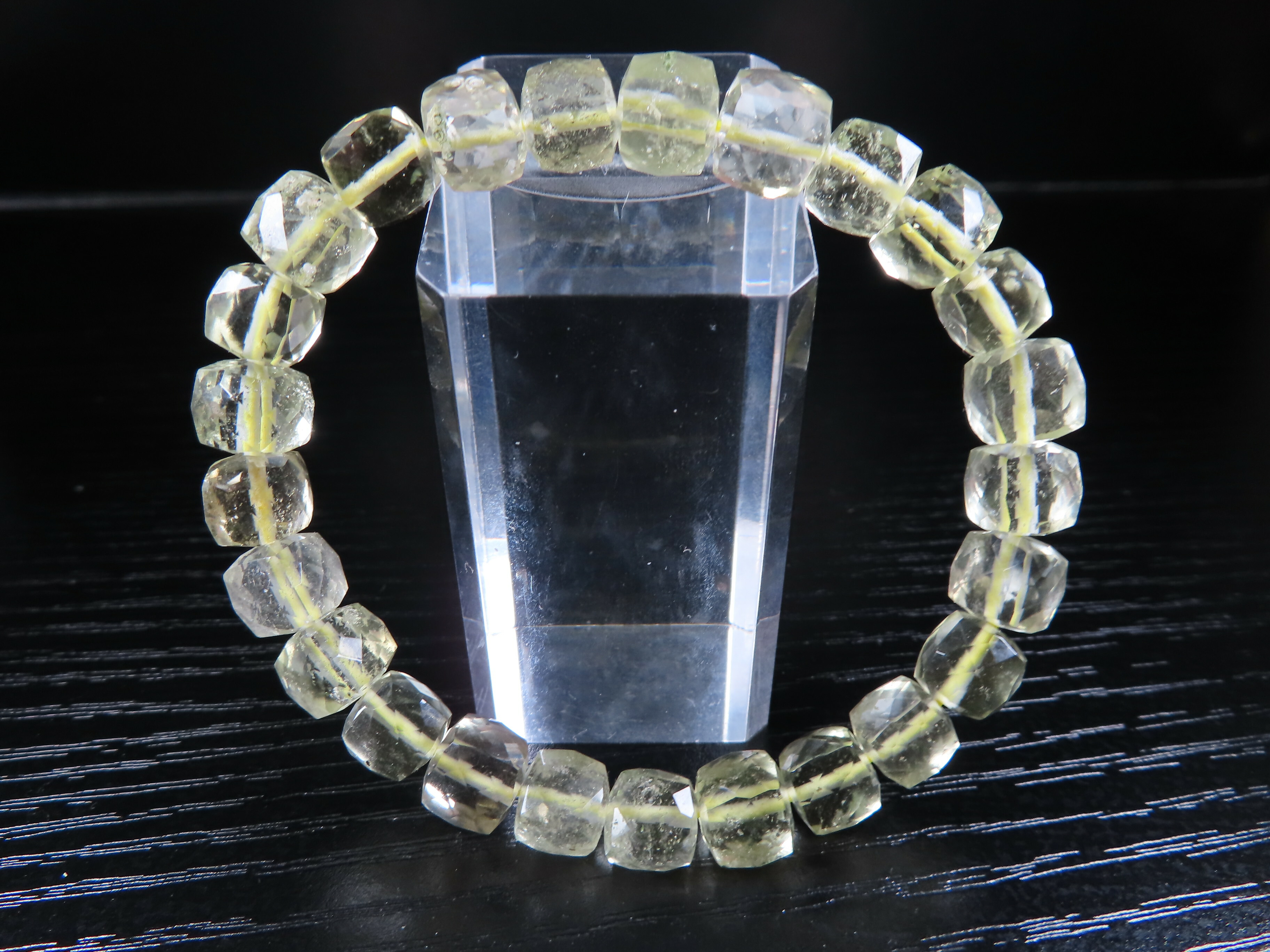 楽天市場】リビアングラス ブレスレット 10mm 17.5cm メンズM