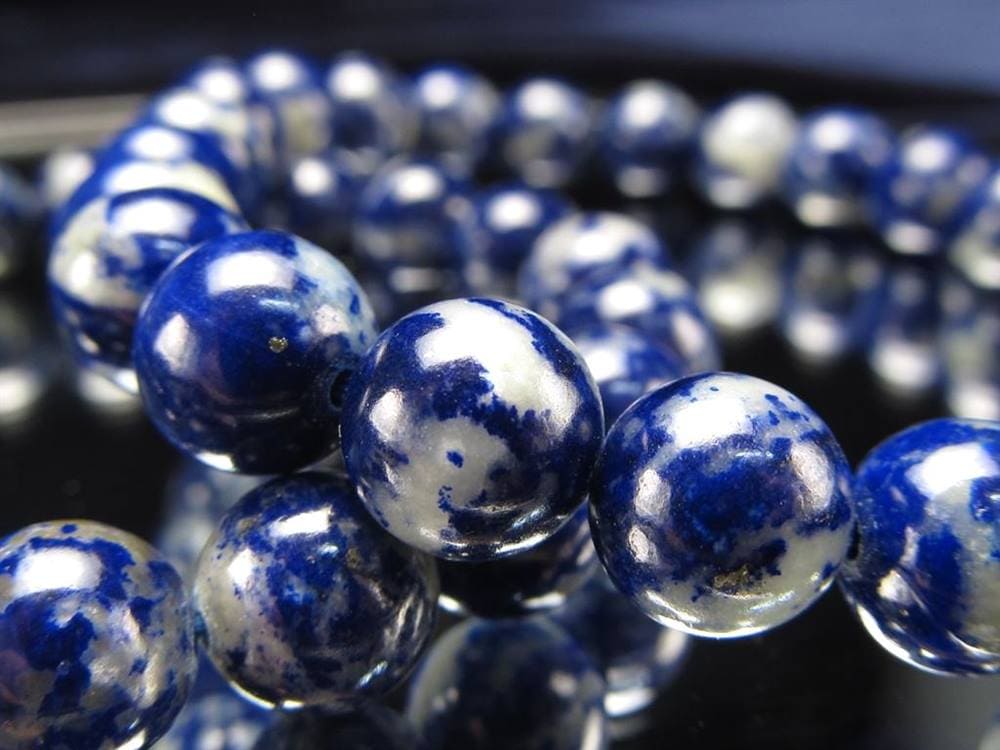 楽天市場】○ほんのり蛍光【スノーフレークラピスラズリ(青金石