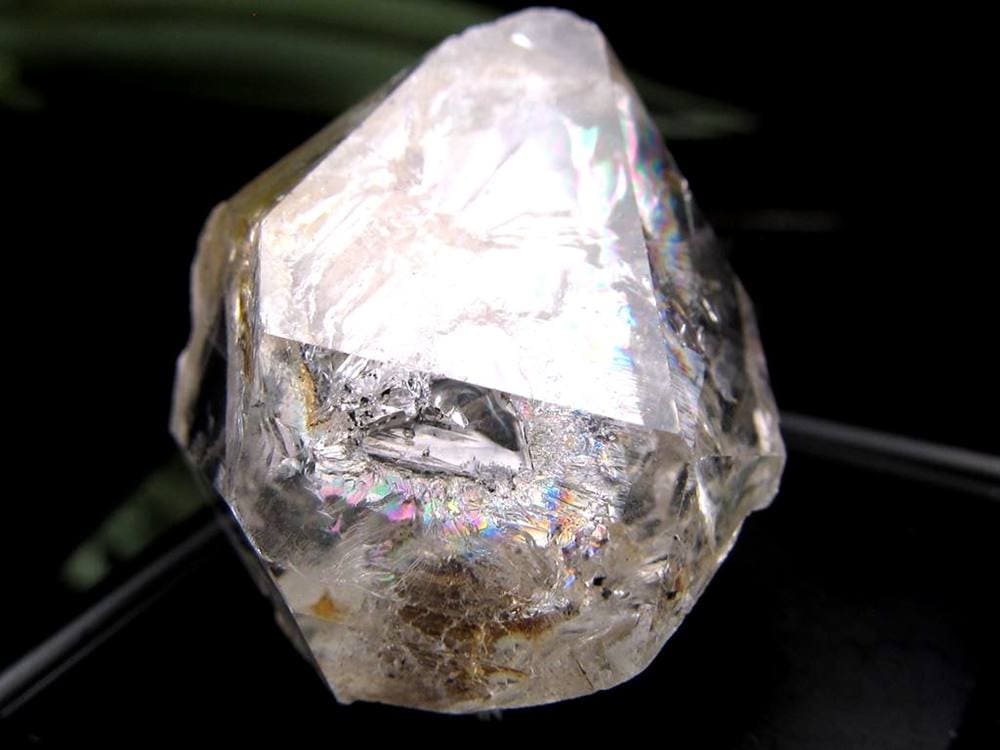 大きいレインボーハーキマーUSA産 レインボー入り ハーキマーダイヤモンド ニューヨーク州 | アトリエ