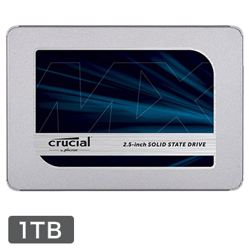 Crucial 内蔵SSD MX500 1TB SATA 2.5インチ 7mm (with 9.5mm adapter) CT1000MX500SSD1JP