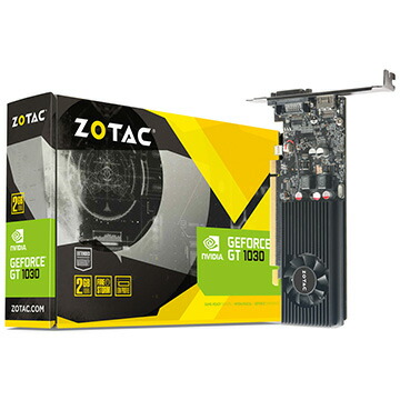 楽天市場 Zotac グラフィックボード Geforce Gt 1030 2gb Gddr5 Ztgt1030 2gd5lp Zt Pa 10l ひかりtvショッピング 楽天市場店