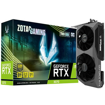 楽天市場 Zotac グラフィックボード Gaming Geforce Rtx 3070 Twin Edge Oc Ztrtx3070twinedgeoc 8gbgdr6 ひかりtvショッピング 楽天市場店