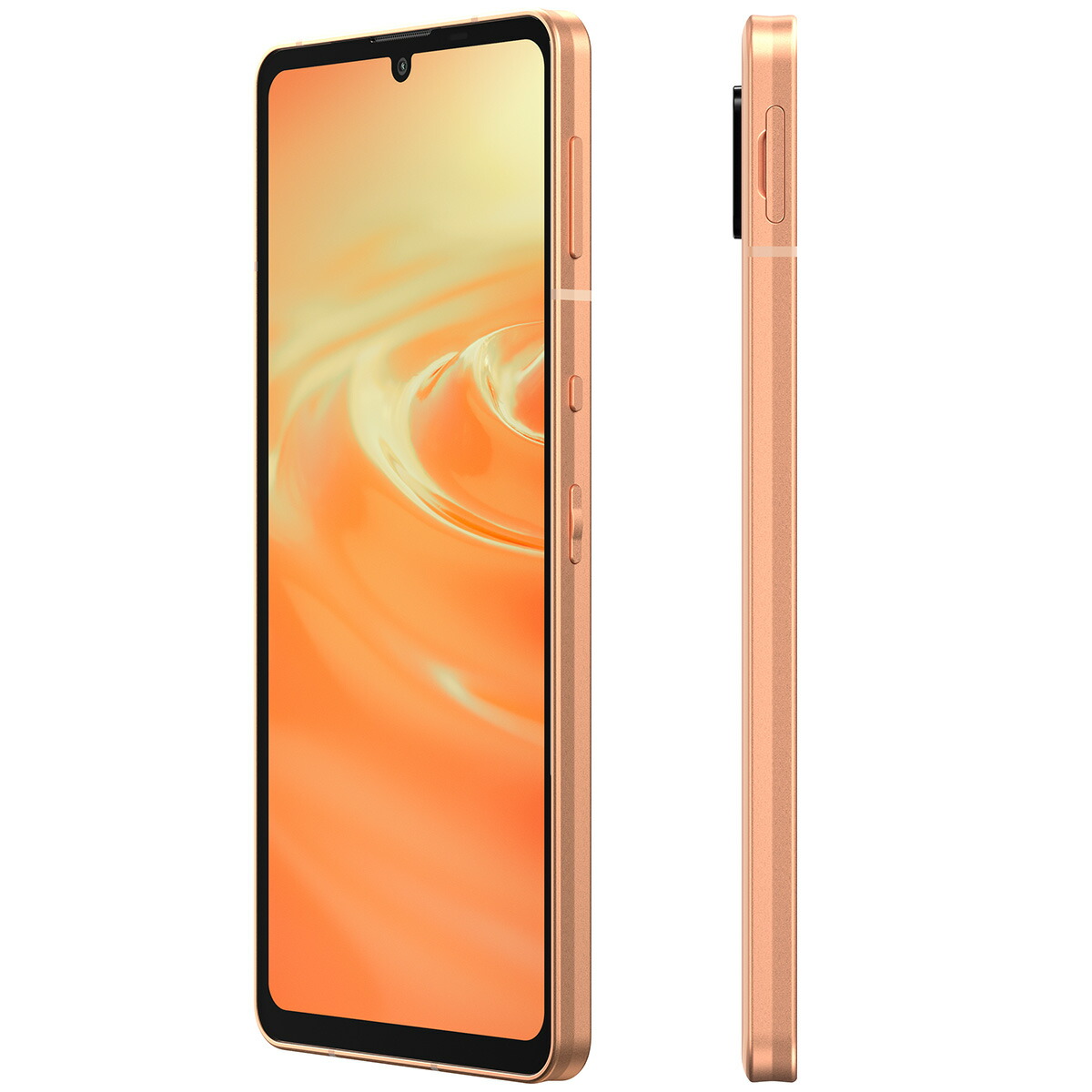 SHARP AQUOS sense6 4GB/64GB ライトカッパー［SIMフリースマホ