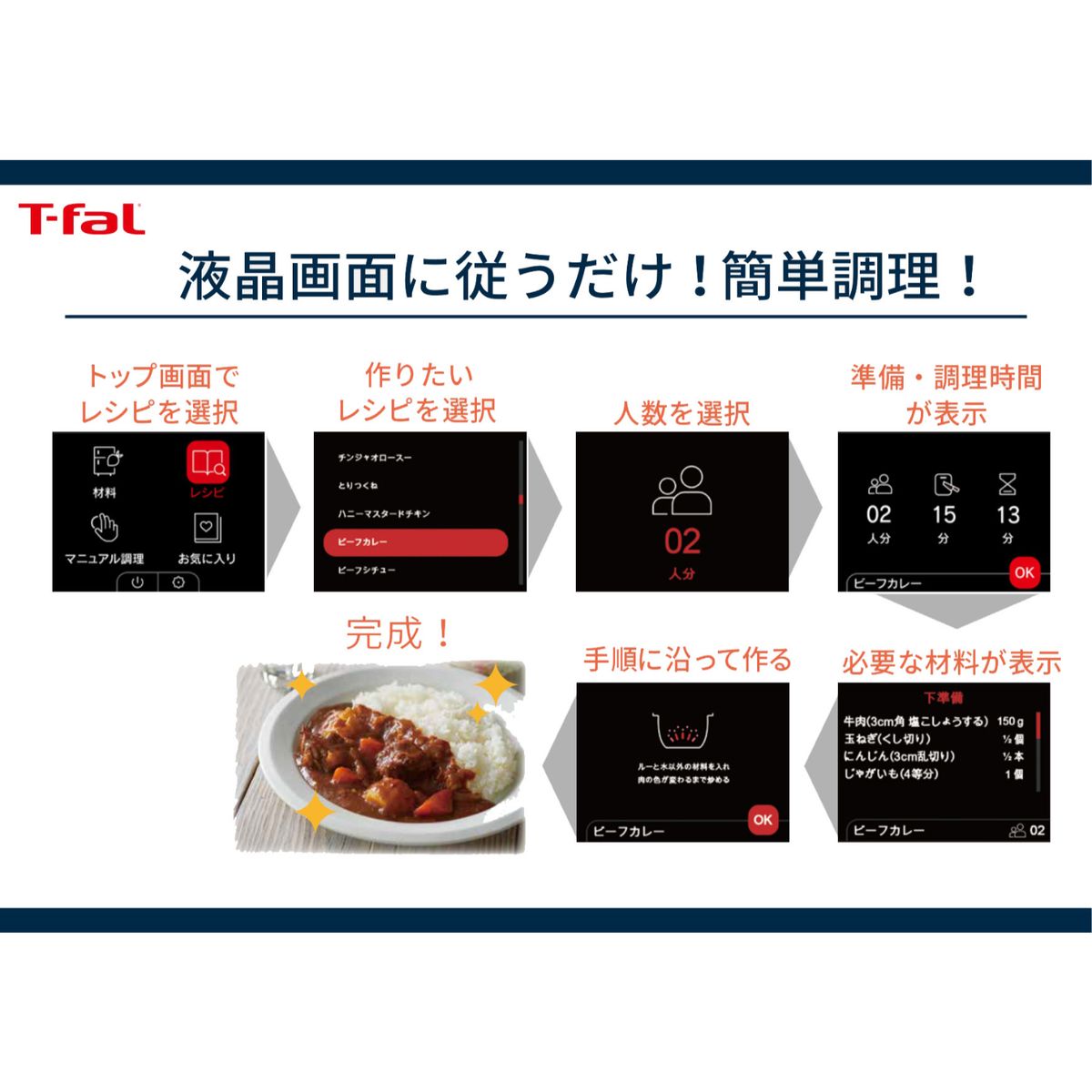 お買物マラソン最大1000円OFFクーポンあり T-fal ティファール クック