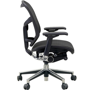 100 安心保証 Ergohuman オフィスチェア エンジョイ ヘッドレスト無し ファブリックメッシュ ブラック色 Ej Lam F Bk Kmd 31 083005 50 Off