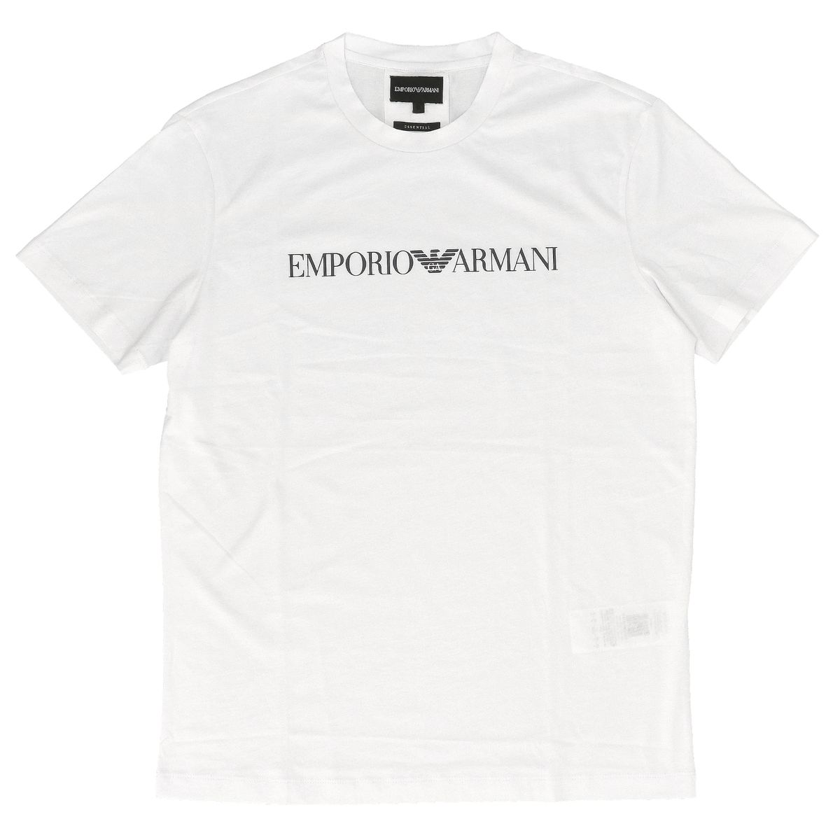 Tシャツ・カットソー Emporio Armani 211818 3R463 T-shirt Emporio Armani Navy Blue Woven Logo T-shirt - 211818