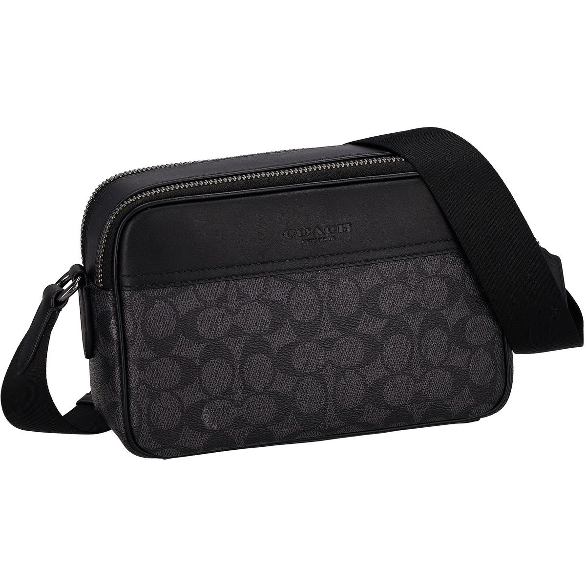 楽天市場】COACH コーチ ショルダーバッグ メンズ チャコール 4010