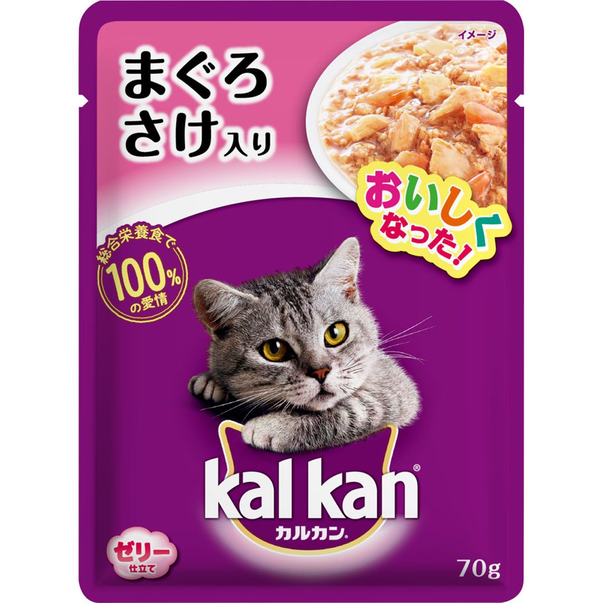 マースジャパンリミテッド カルカン パウチ 味わいセレクト 1歳から まぐろとさけ 70g×160袋