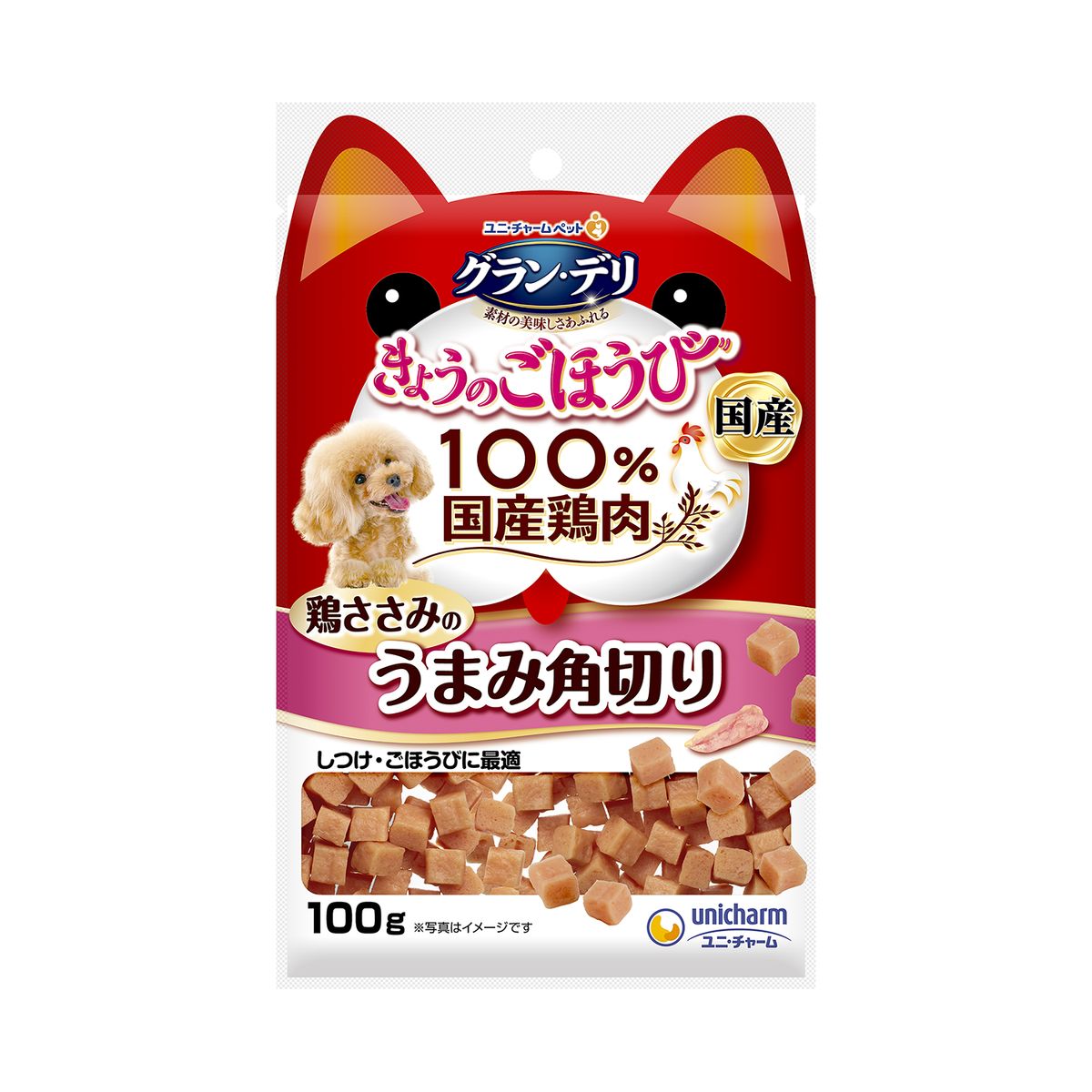 ついに再販開始 ユニチャーム グラン デリ きょうのごほうび 鶏ささみのうまみ角切り100g×36 fucoa.cl