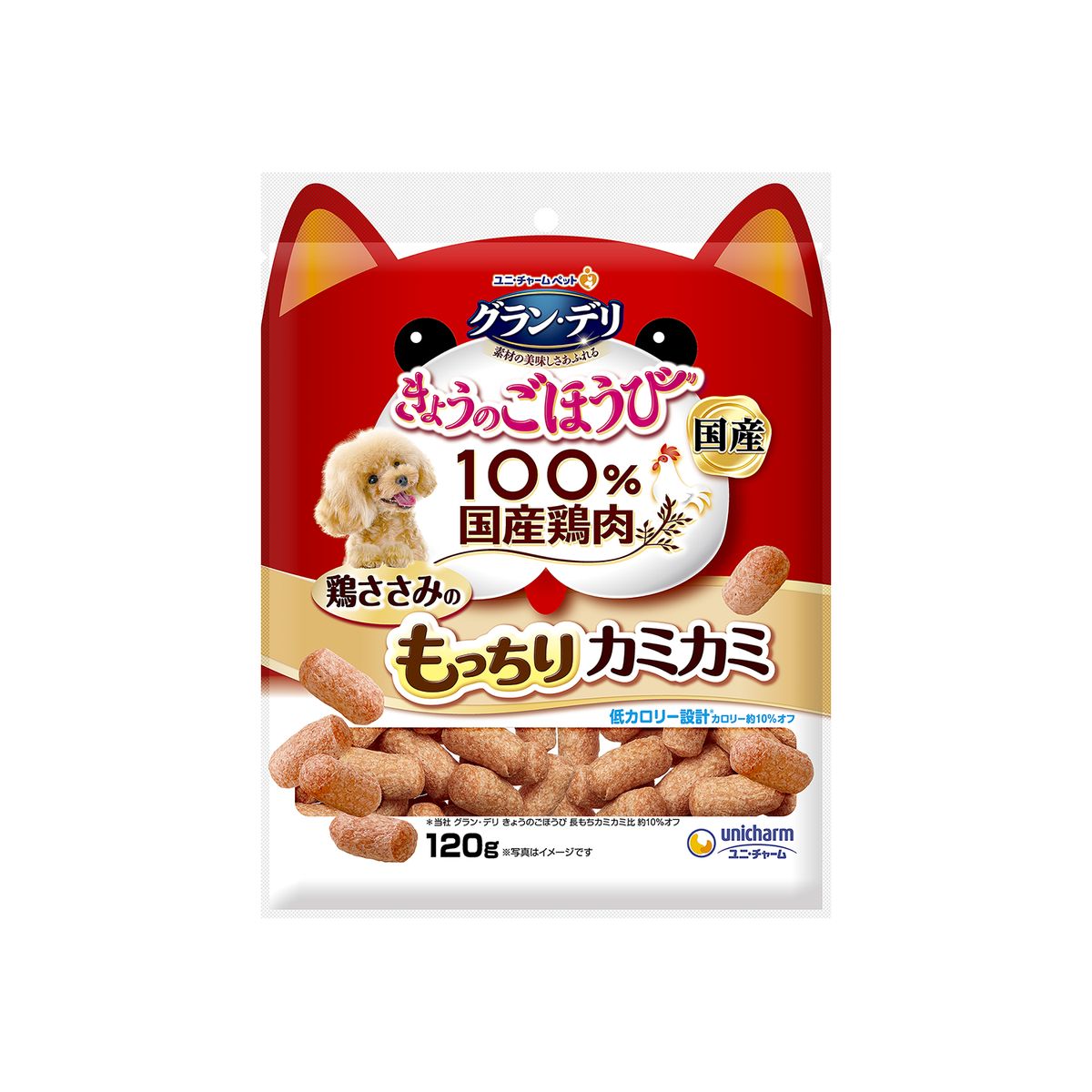 後払い手数料無料】 ユニチャーム グラン デリ きょうのごほうび 鶏ささみのもっちりカミカミ120g×36 fucoa.cl