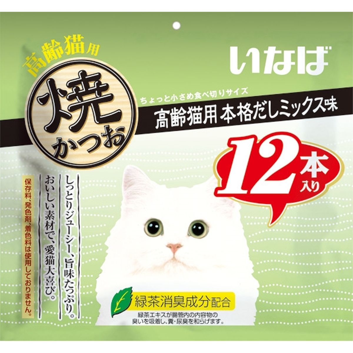 まとめ〕 キャットフード ペットフード いなば 12セット ペット用品 海鮮かつお節味 12本 猫用品 焼本かつお