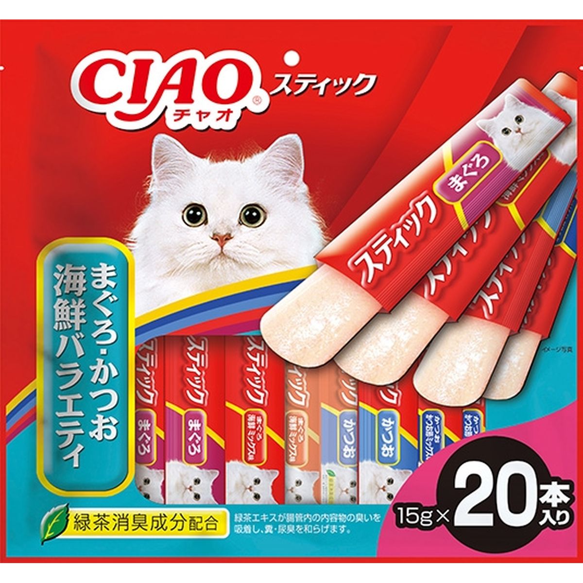 一部予約販売中】 いなばペットフード スティック まぐろ かつおバラエティ15g×20本×16 fucoa.cl