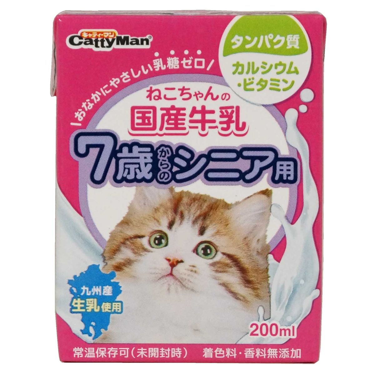 73%OFF!】 ドギーマンハヤシ 7歳からのシニア用200ml×24 ねこちゃんの国産牛乳 猫用品