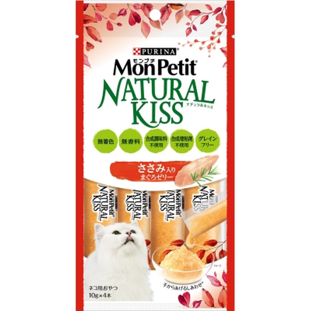 ネスレ日本 モンプチ ナチュラルキッス ささみ入りまぐろゼリー40g×30袋