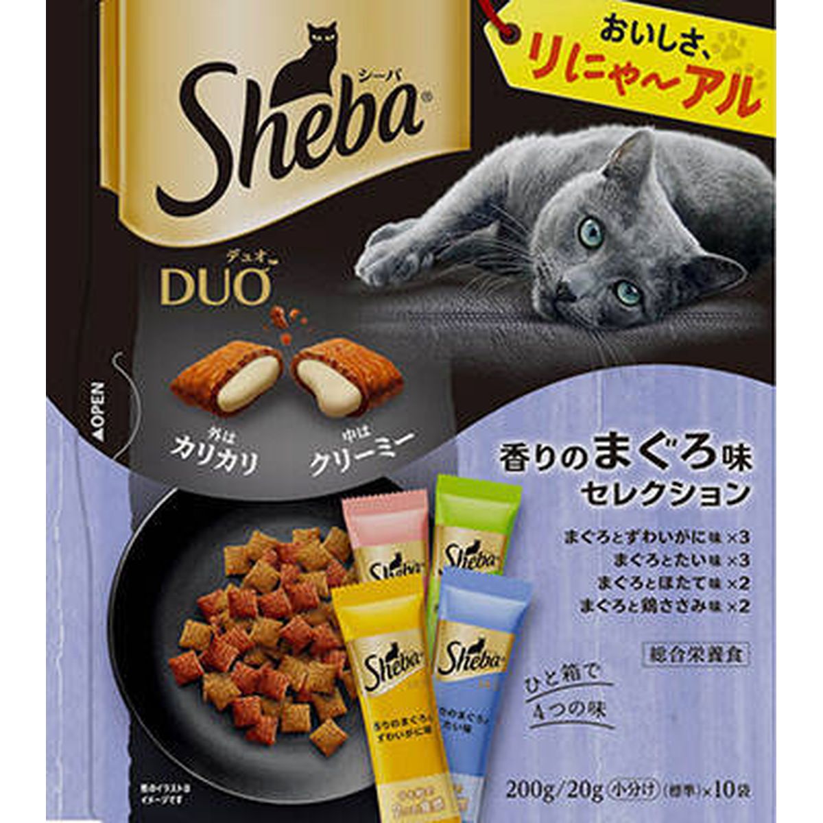 マースジャパンリミテッド シーバ デュオ 香りのまぐろ味セレクション200g×12袋