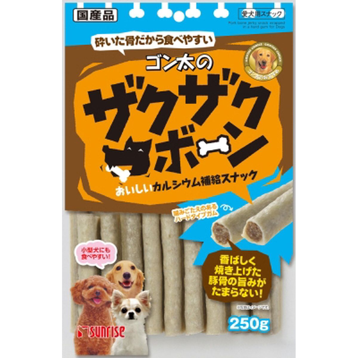 マルカン ゴン太のザクザクボーン250g×36袋