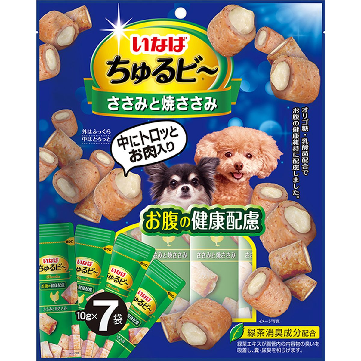 イナバ チュルビー ササミト焼ササミ オ腹ノ健康配慮 7袋×16 4,735円