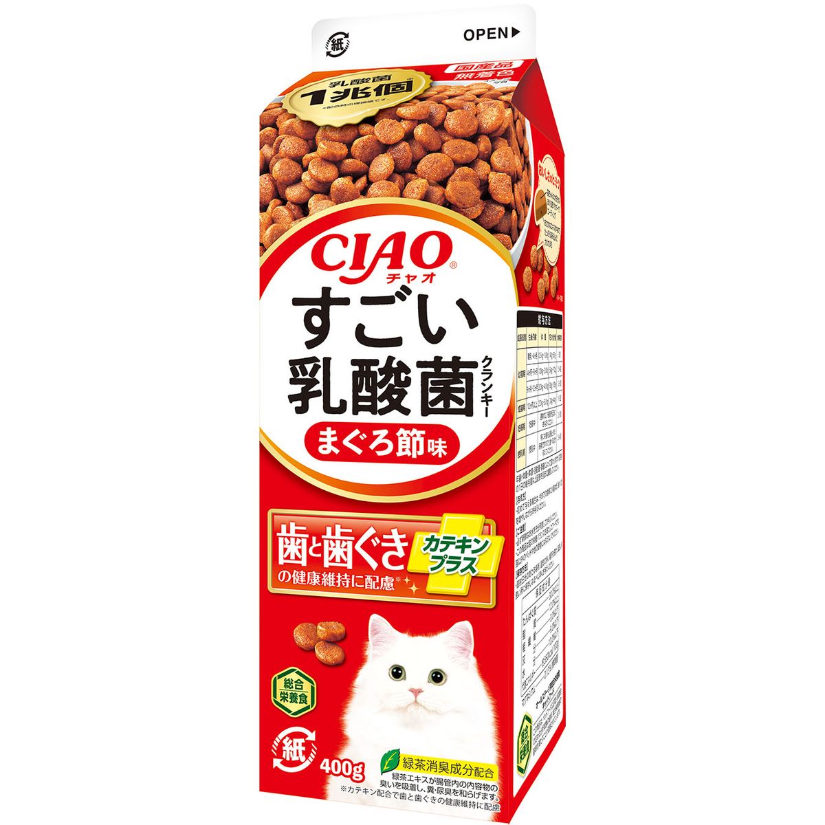 スゴイ乳酸菌クランキーカテキンプラスマグロ節味 400g×12