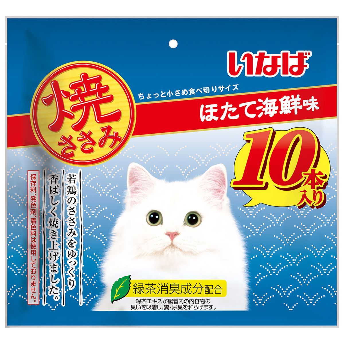 イナバ 焼ササミ ホタテ海鮮味 10本入リ&times;12｜ひかりTVショッピング　店