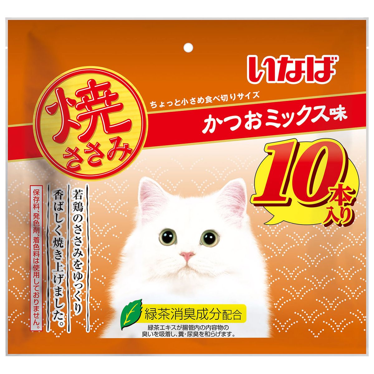 イナバ 焼ササミ カツオミックス味 10本入リ&times;12｜ひかりTVショッピング　店