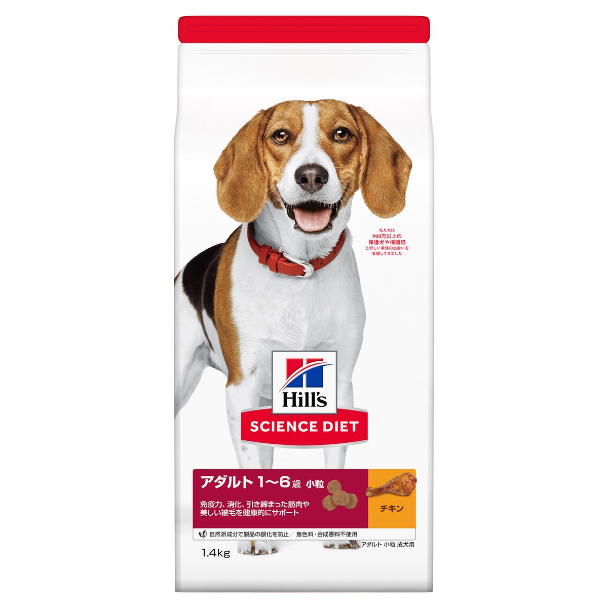 アダルト小粒成犬用 1.4kg×6