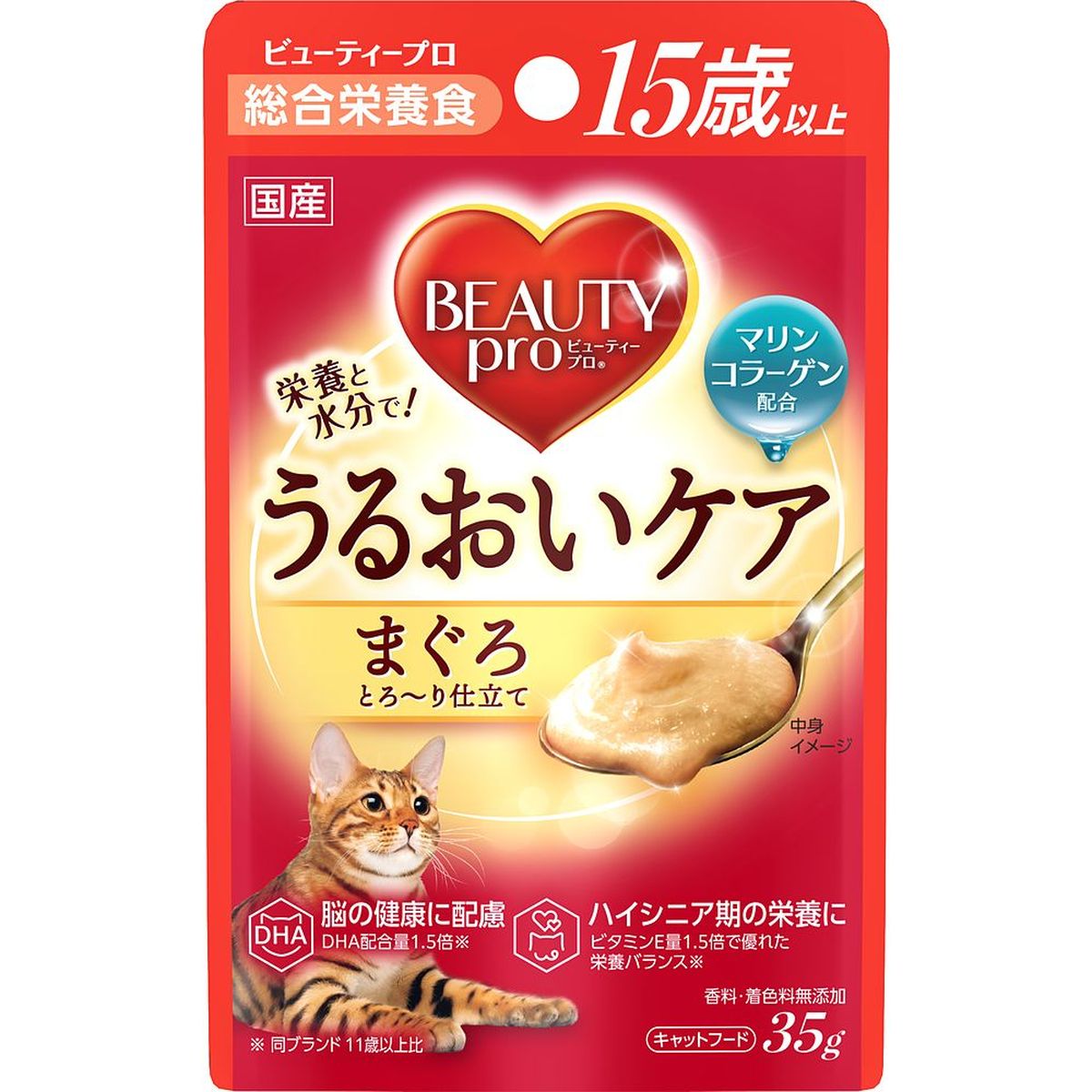 日本ペットフード ビューティープロキャットパウチ15歳以上35g×96