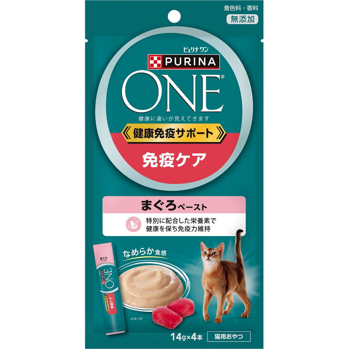 ネスレ日本 ピュリナ ワン キャット おやつ 健康免疫サポート 免疫ケア まぐろペースト 56g×26