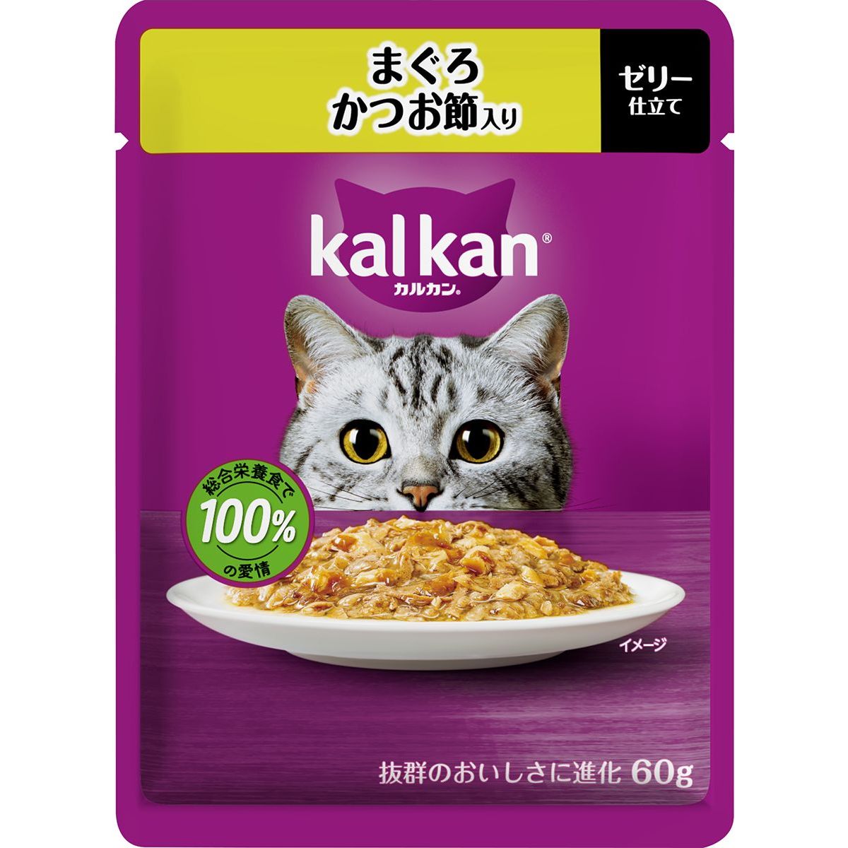 マースジャパンリミテッド カルカンパウチ まぐろ かつお節入り 60g×120