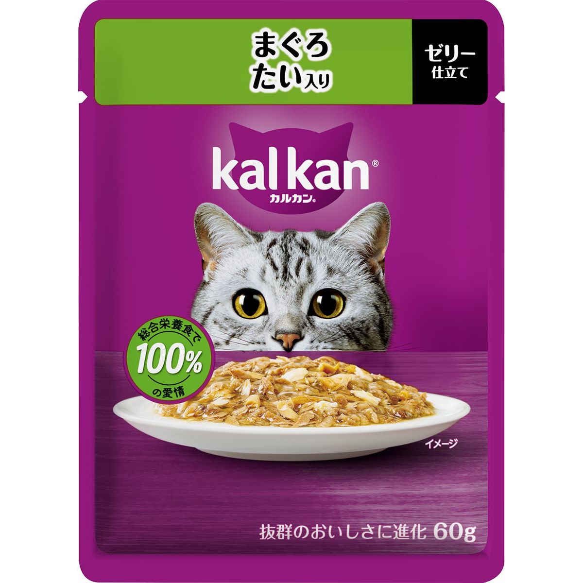 マースジャパンリミテッド カルカンパウチ まぐろ たい入り 60g×120