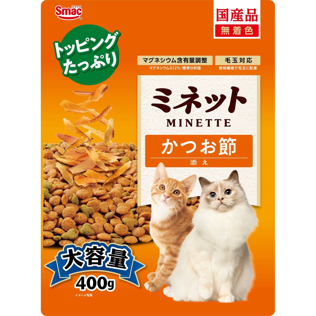 スマック ミネットかつお節添え400g×12