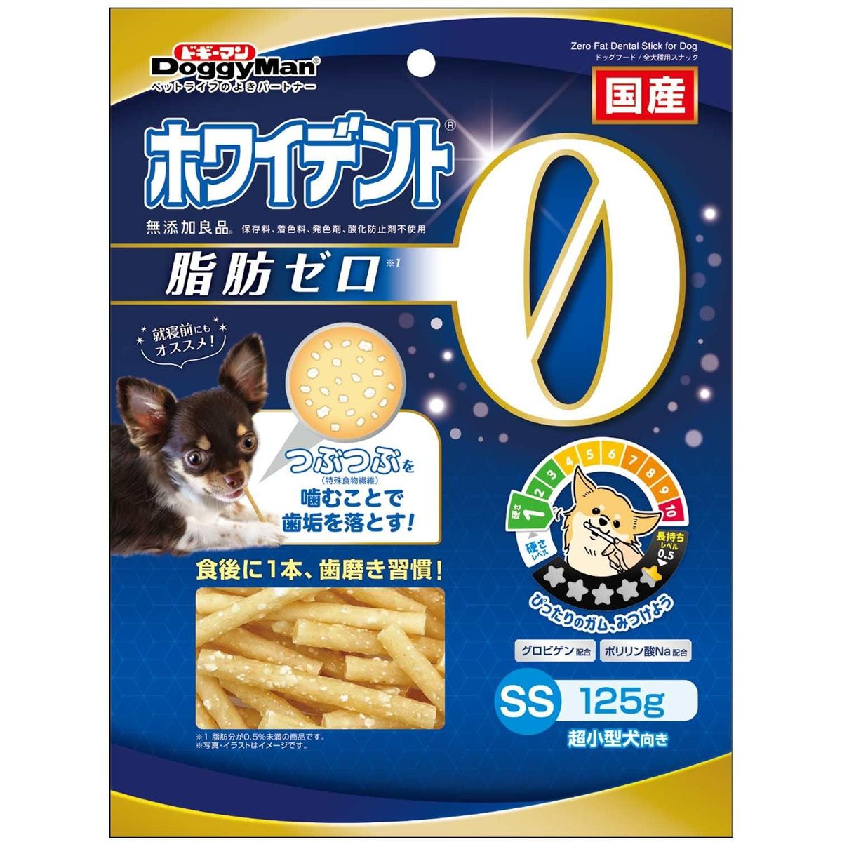 ドギーマンハヤシ ホワイデント 脂肪ゼロ SS 125g&times;36｜ひかりTVショッピング　店 10,423円