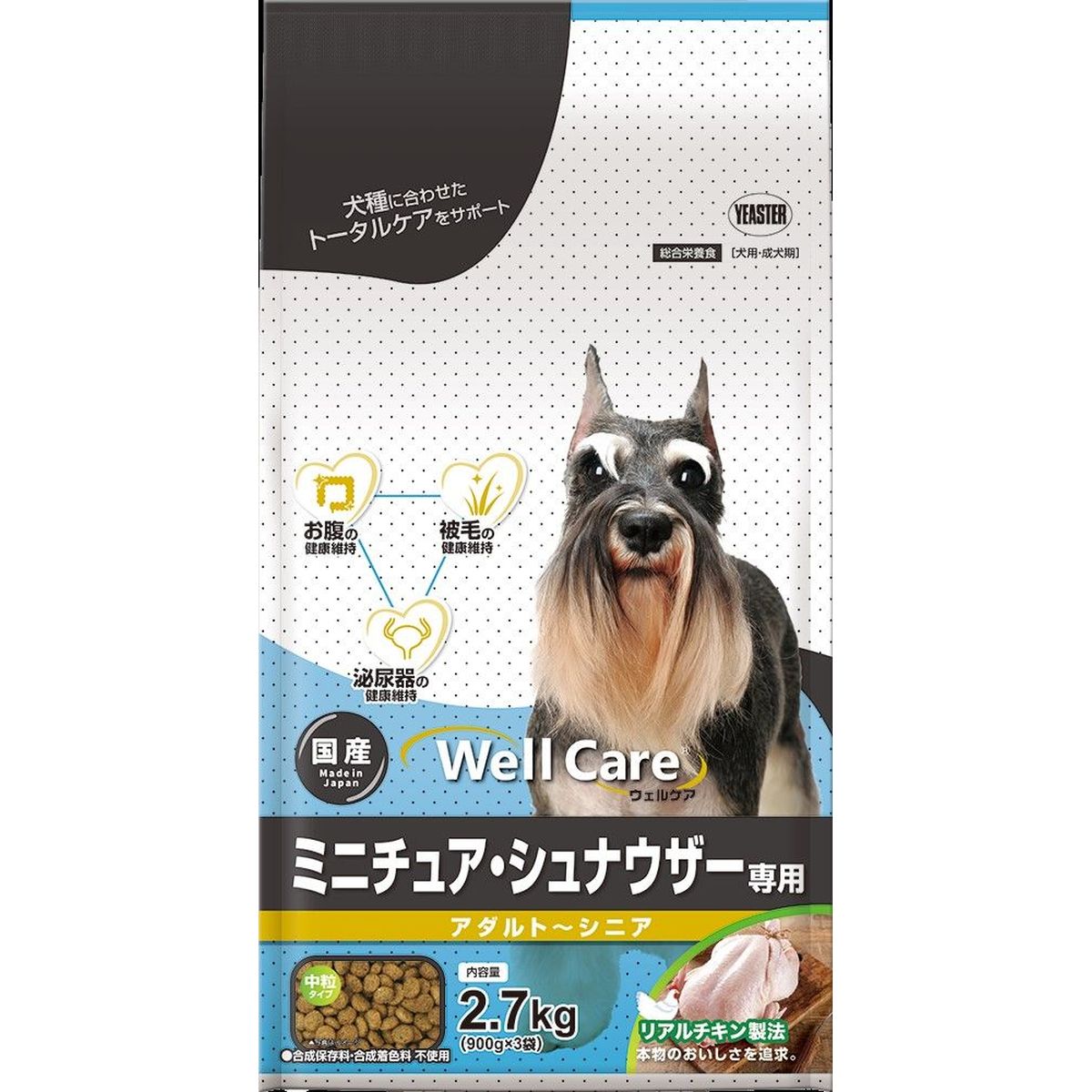 イースター ウェルケア ミニチュア・シュナウザー専用 アダルト-シニア 2.7kg×4