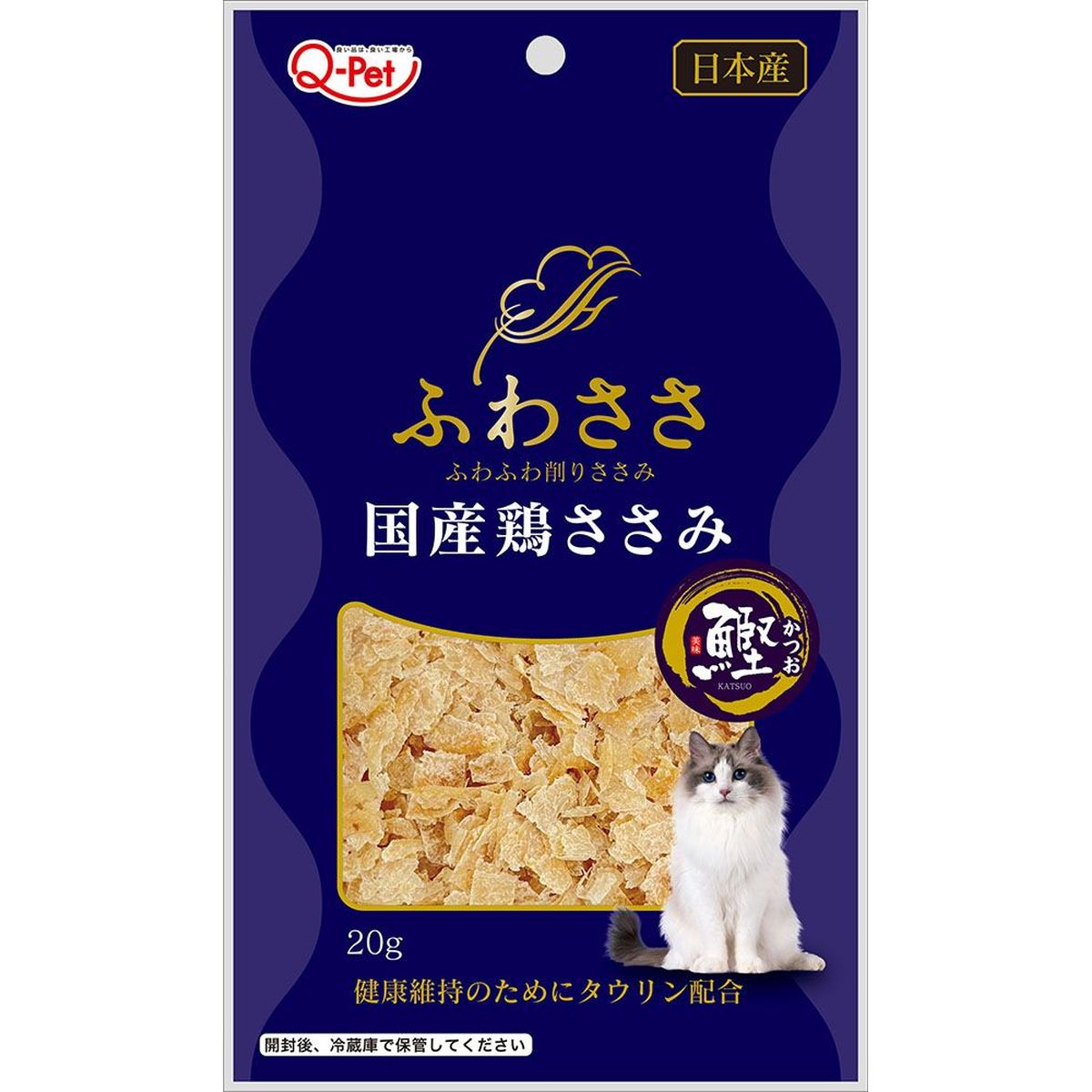九州ペットフード ふわささ国産鶏ささみかつお 20g×40
