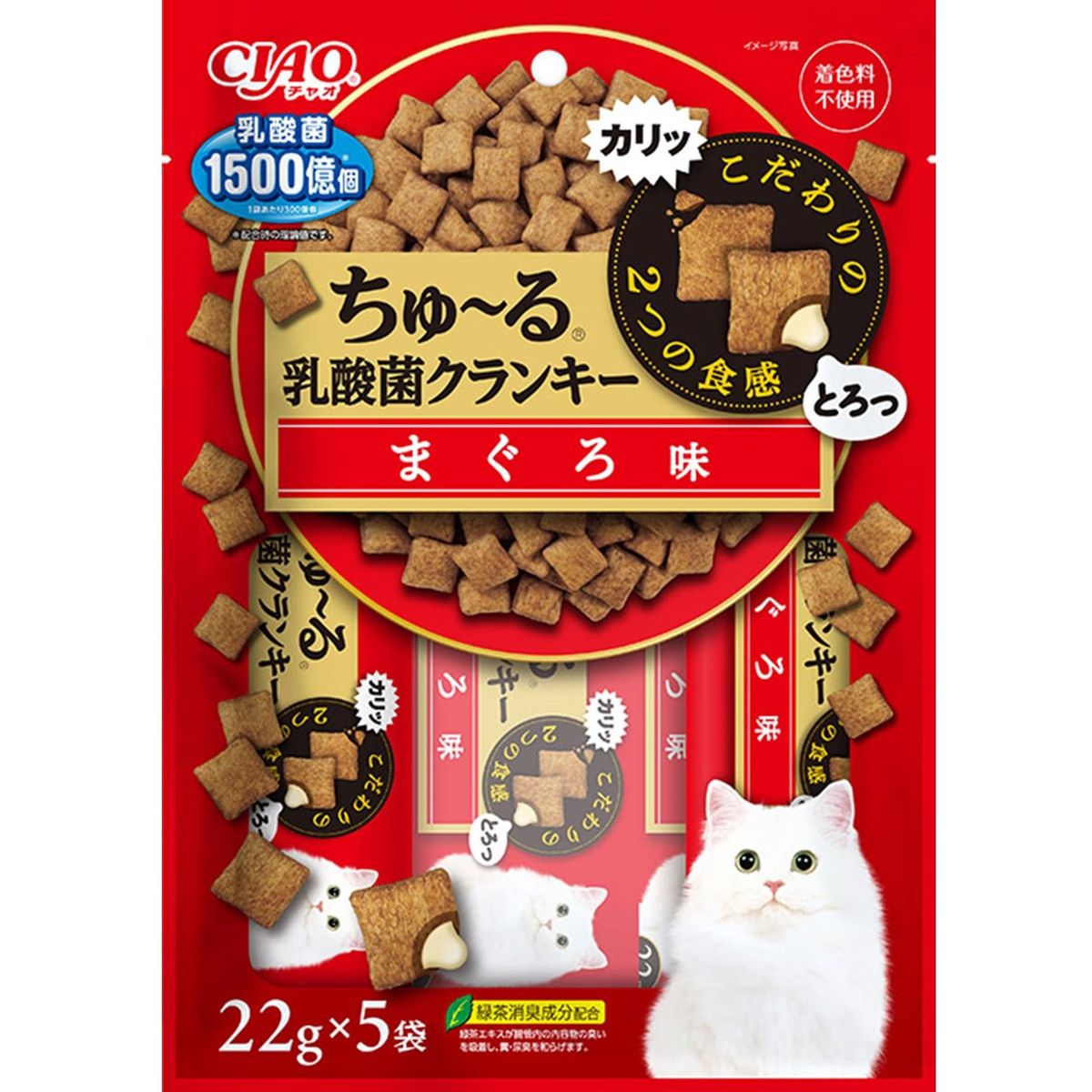 いなばペットフード CIAO すごい乳酸菌クランキー まぐろ味 22g×5P×48