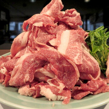 食肉の店福田屋 【冷凍】信州産黒毛和牛切り落し1.4kg(700g×2パック)