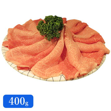 食肉の店福田屋 【冷凍】信州プレミアム牛ももすき焼 しゃぶしゃぶ400g
