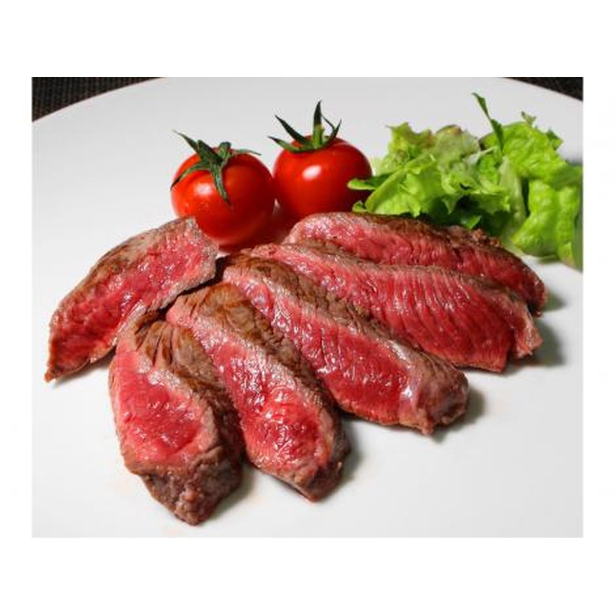 トヨニシファーム 【冷凍】十勝　豊西牛モモステーキセット(ランプ)(2枚入り260g×2袋)