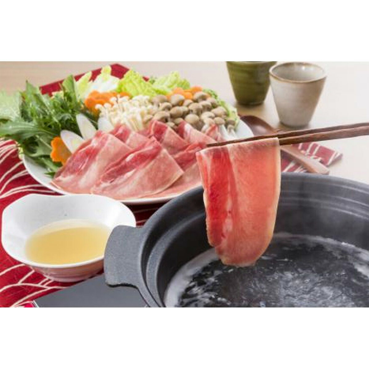石井食品 【冷凍】牛たんしゃぶしゃぶセット300g(くめなん柚子の塩ぽん酢付き)