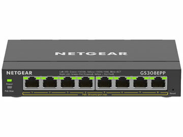 楽天市場】NETGEAR Inc. GS108PP ギガ8ポート PoE+(123W