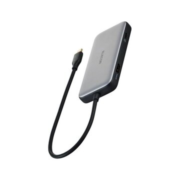 エレコム Type-C ドッキングステーション/USB PD対応/シルバー DST-C26SV｜ひかりTVショッピング　店