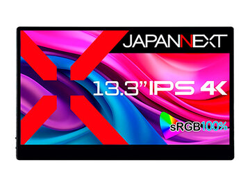 JAPANNEXT タッチパネルモバイルモニター 13.3型/3840×2160/ブラック JN-MD-IPS133UHDR-T
