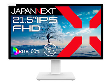 JAPANNEXT タッチパネルディスプレイ 21.5型/1920×1080/ホワイト JN-IPS2152FHDR-T 24,385円
