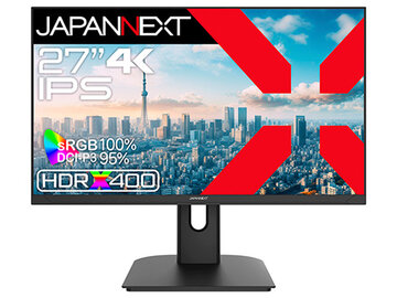 JAPANNEXT 液晶ディスプレイ 27型/3840×2160/ブラック JN-i27U