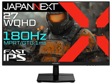 JAPANNEXT ゲーミングディスプレイ 27型/2560×1440/ブラック JN-i27G180Q