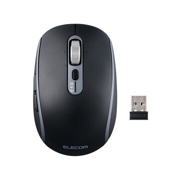 エレコム マウス/無線/Bluetooth/充電式/M/静音/ブラック M-PN10MBMSBK｜ひかりTVショッピング　店