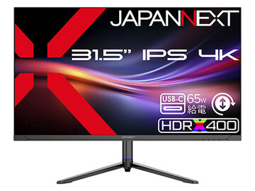 JAPANNEXT 液晶ディスプレイ 31.5型/3840×2160/ブラック JN-IPSB315U-HSPC6