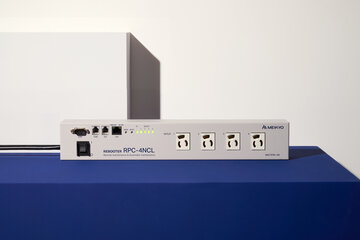 明京電機 スリムな形状かつ前面集約型4アウトレットリブーター RPC-4NCL｜ひかりTVショッピング　店