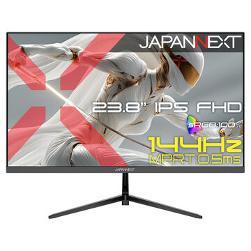 JAPANNEXT ゲーミングディスプレイ 23.8型/1920×1080/ブラック JN-Ei238G144F