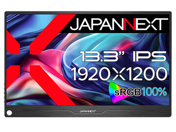 JAPANNEXT 液晶ディスプレイ 13.3型/1920×1200/ブラック JN-MD-IPS133WUXGAR